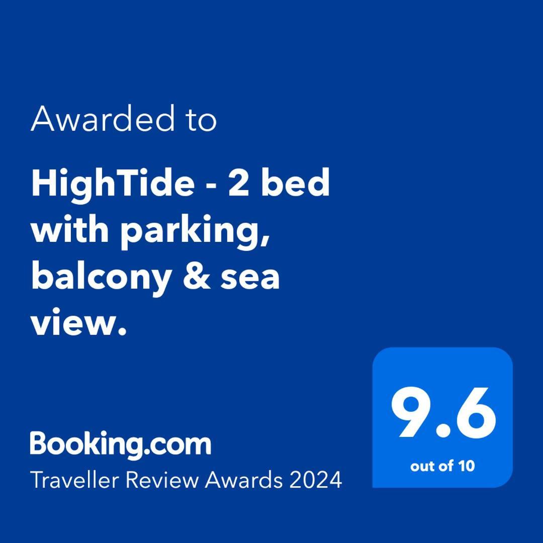 Apartament Hightide - 2 Bed With Parking, Balcony & Sea View. Swanage Zewnętrze zdjęcie