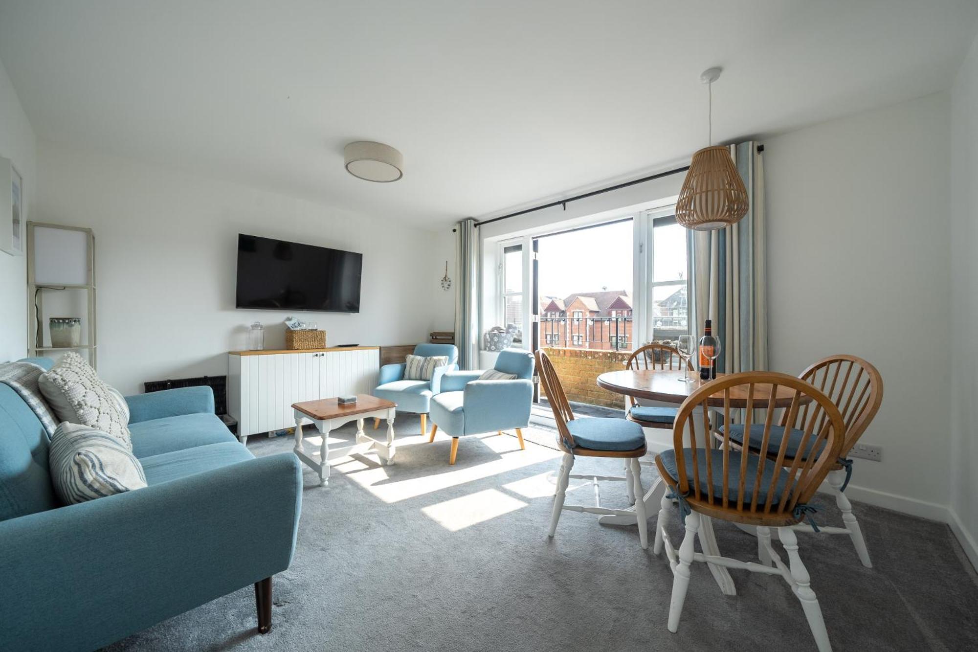 Apartament Hightide - 2 Bed With Parking, Balcony & Sea View. Swanage Zewnętrze zdjęcie